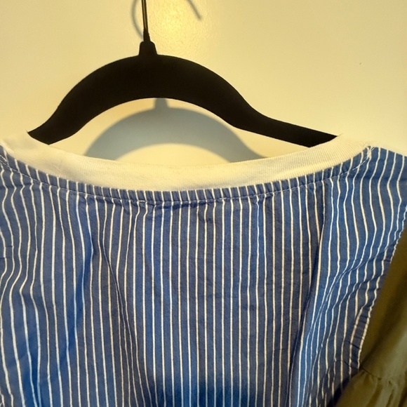 Zara Patchwork Tie-Back Tee – Size L - Picture 6 of 7